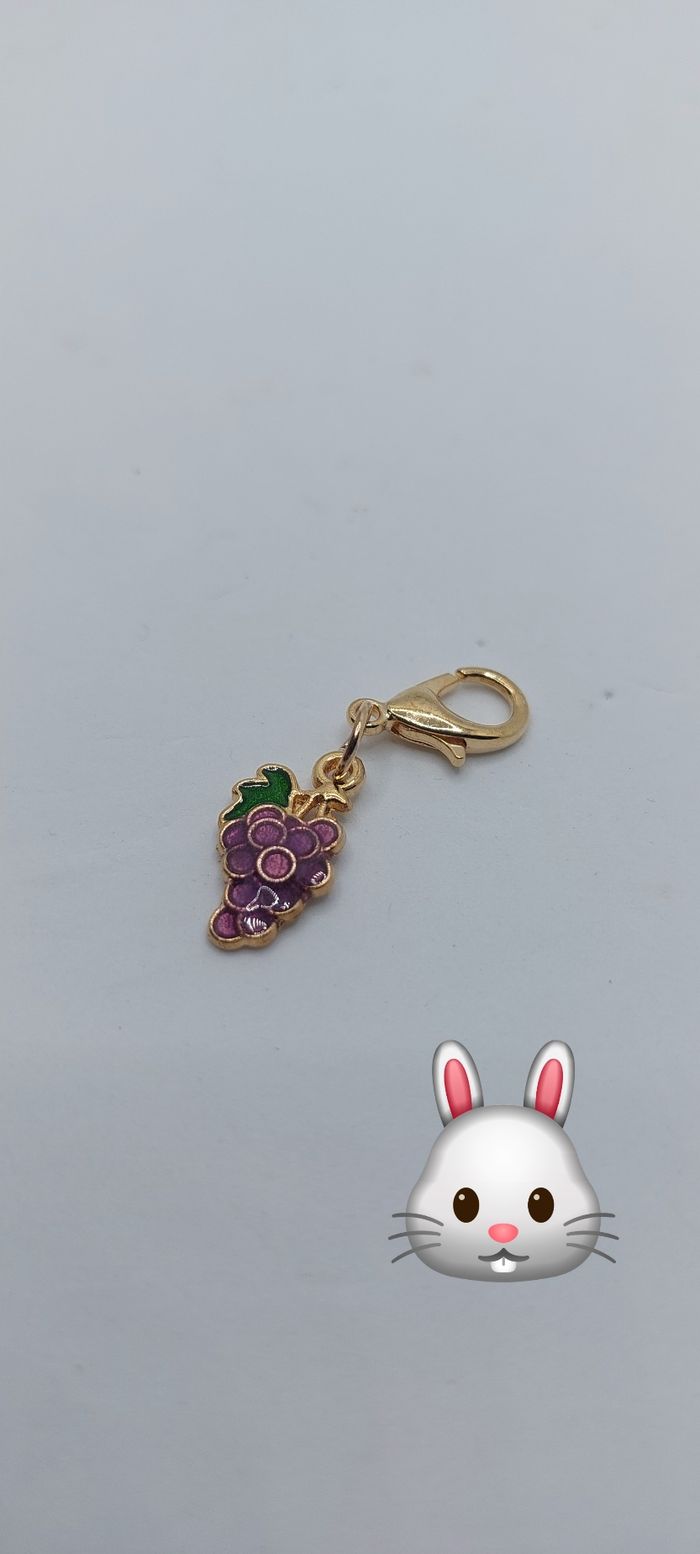 Lot de 10 Charms fruit  avec attache - photo numéro 9