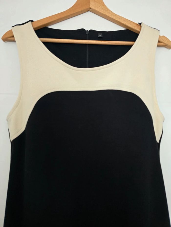 Robe bi color doublée - photo numéro 2