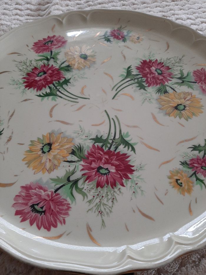 Plat porcelaine  française vintage Revol - photo numéro 7