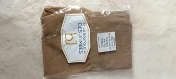 A36- mi-bas, pointe ouverte 140 , beige, 38/39