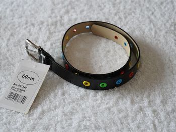 Jolie ceinture noire fantaisie Playshoes neuve pour enfant Taille : 60 cm