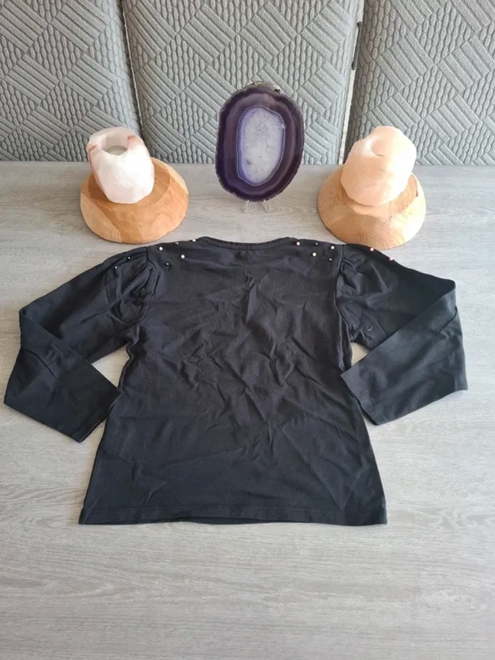T-shirt noir kiabi taille 8 ans - photo numéro 4