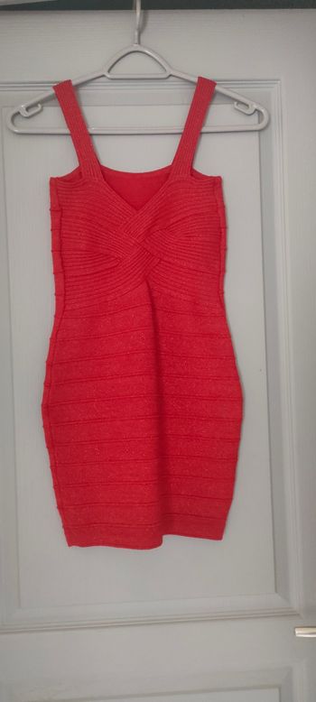 Robe courte rouge