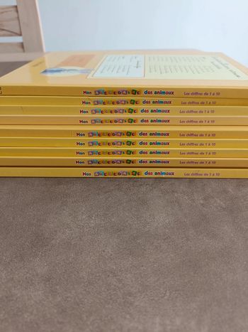 Livre apprentissage des chiffres