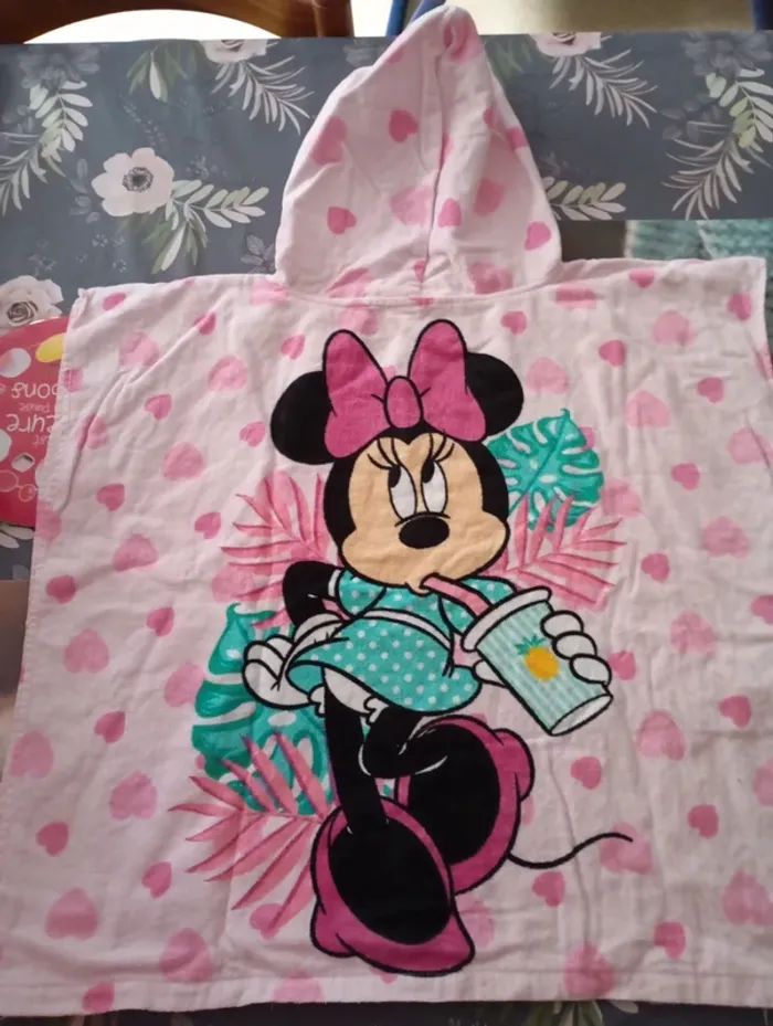 Cape de bain enfant Minnie taille unique - photo numéro 2