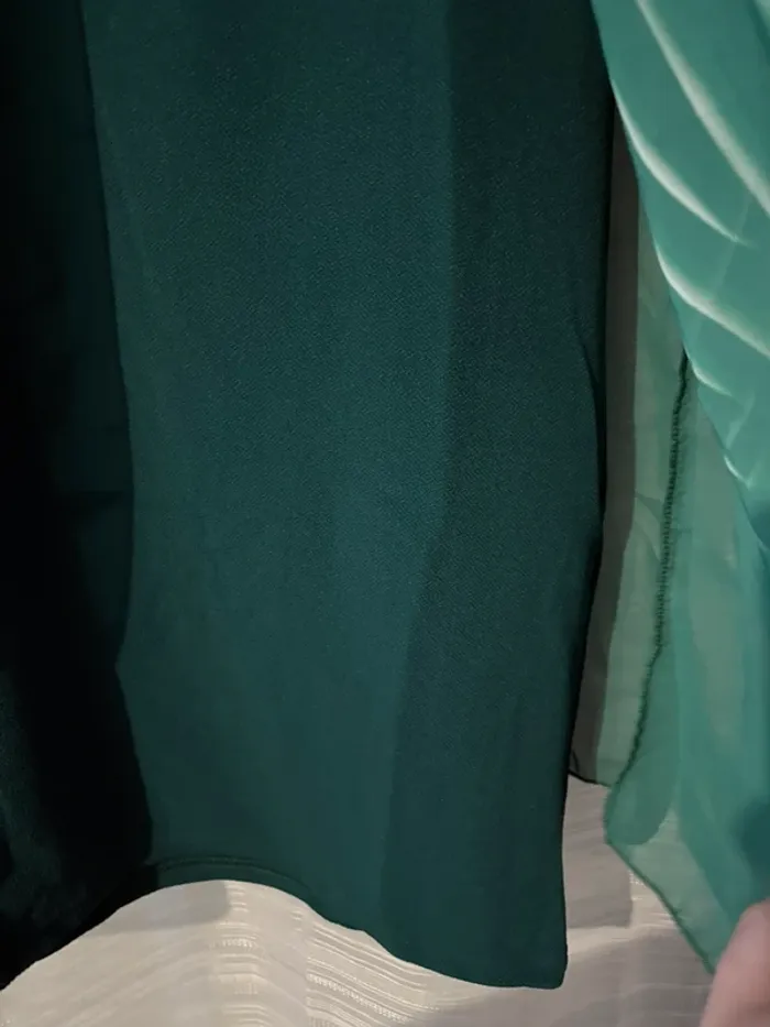 Robe verte fleurie - photo numéro 5