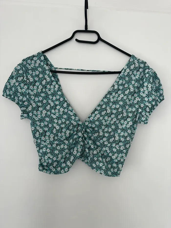 Haut fleuri Bershka