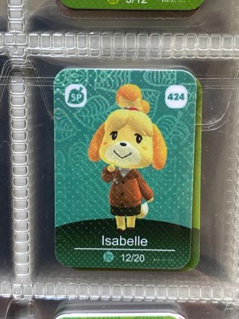mini carte amiibo Isabelle