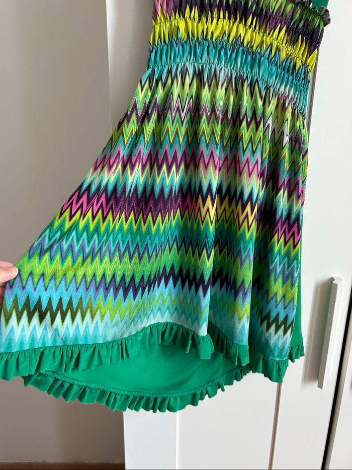Top dos nu vert à motifs Etensive Taille Unique - photo numéro 3