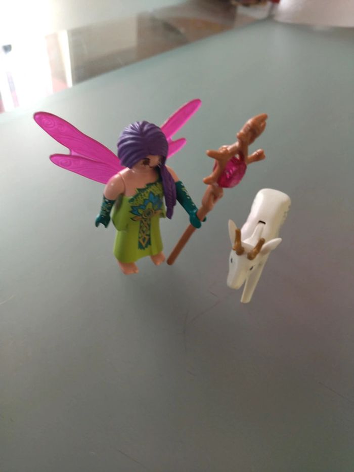 Playmobil fée et son chevreuil - photo numéro 4