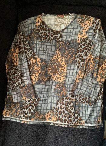 Tunique multicolore fluide taille 44
