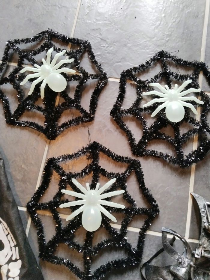 Lot Halloween déco+ masque+ sac - photo numéro 4