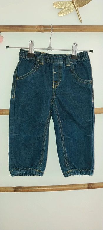 Jean baggy bleu brut 18 mois État neuf