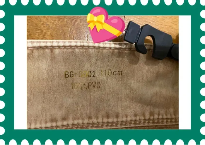 Ceinture aspect simili 110 cm neuve - photo numéro 2