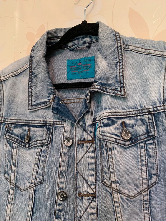 Veste en jeans sans manches - photo numéro 2