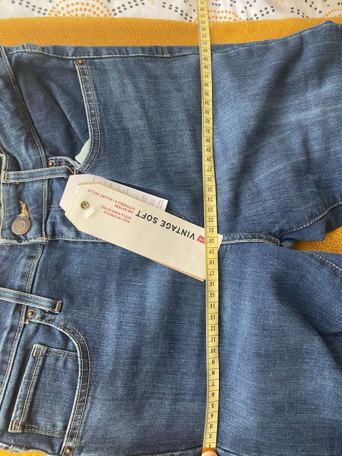 Pantalon jeans bleu foncé - photo numéro 7