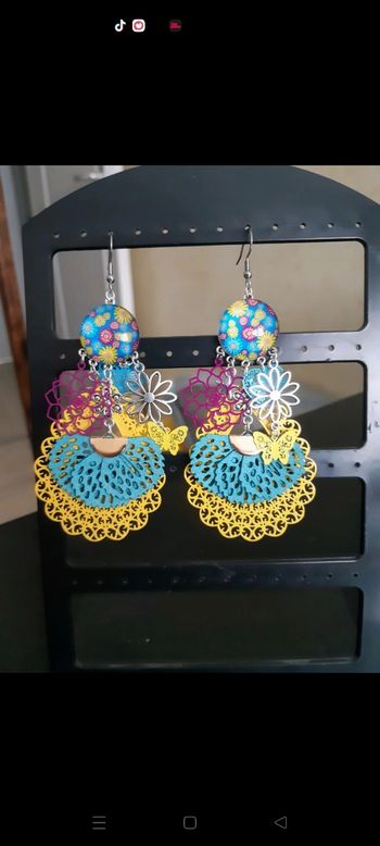 Boucles d'oreilles fantaisie