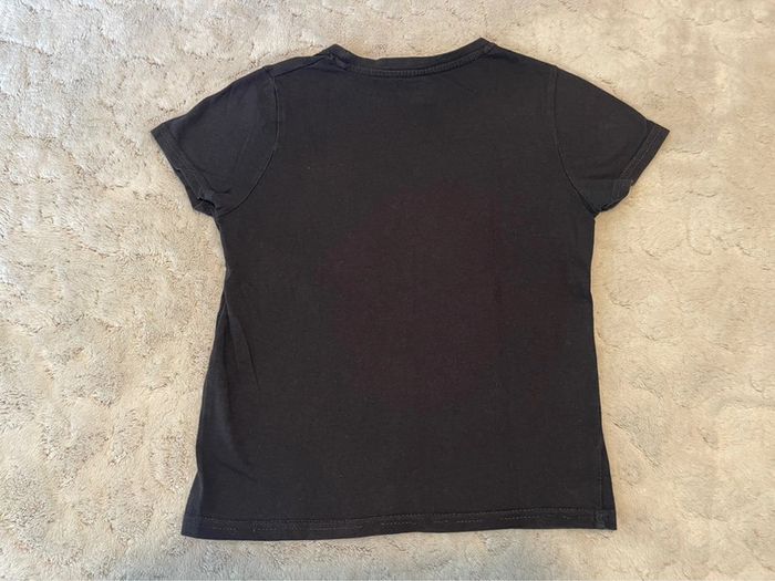 T-shirt noir imprimé bio - Kiabi - 8 ans - photo numéro 3