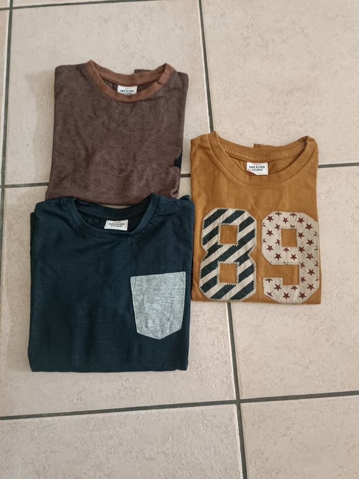 Lot de 3 Tee shirts manches longues Tape à l'oeil 5 ans