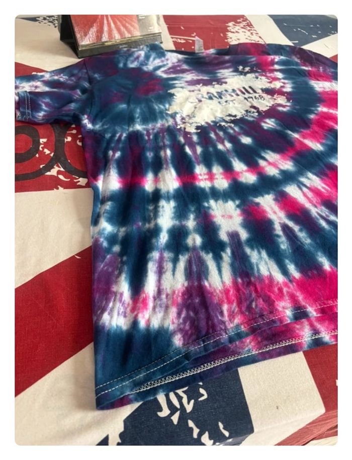 T-shirt Gildan Tye&Die taille S/M violet - photo numéro 10