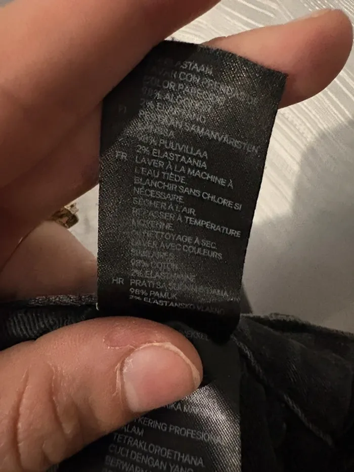 Jeans slim gris - photo numéro 6