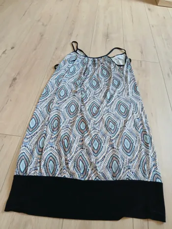 Robe imprimé bleu
