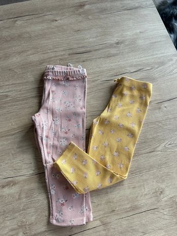 Lot de 2 leggings à fleurs C&A 92cm