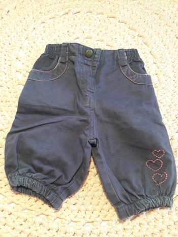 Short violet fille 18 mois