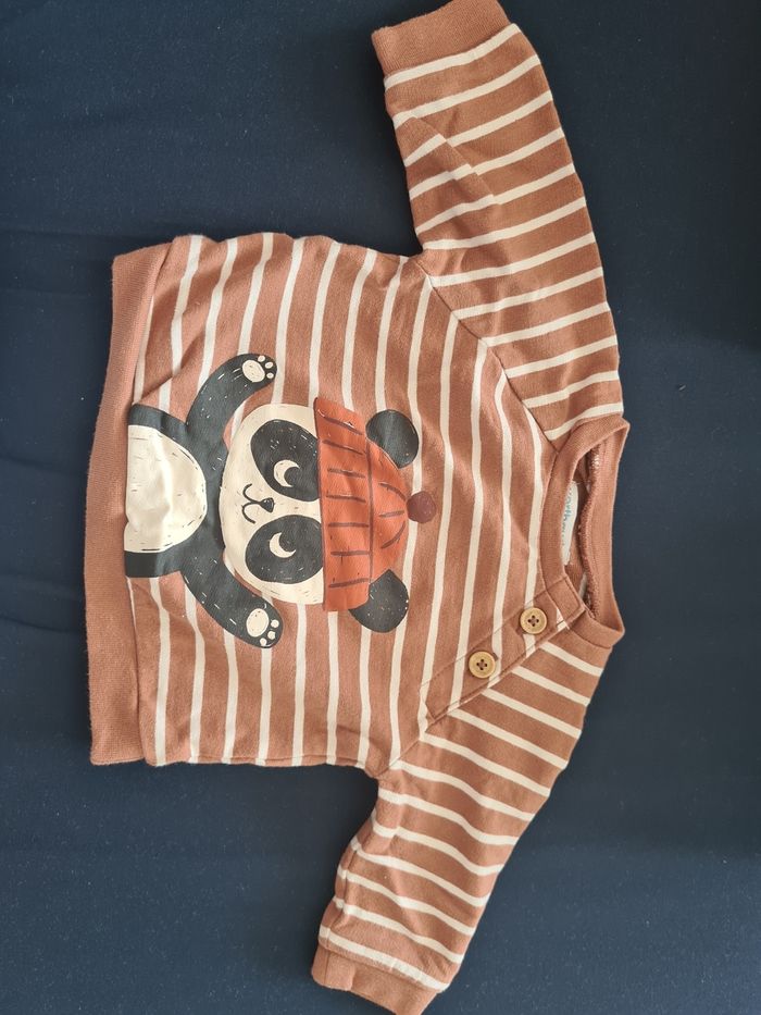 Pull vert baudet 3 mois