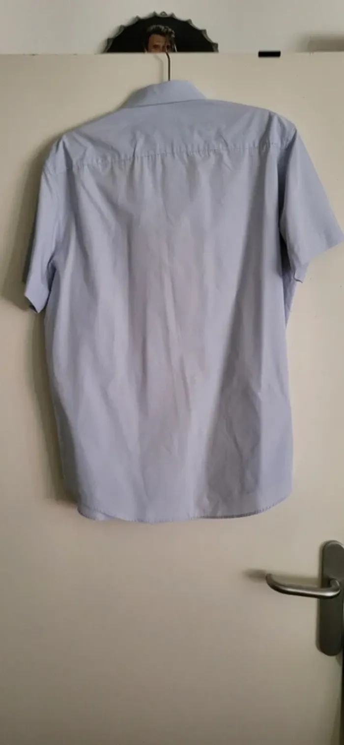 Chemise homme bleu - photo numéro 4