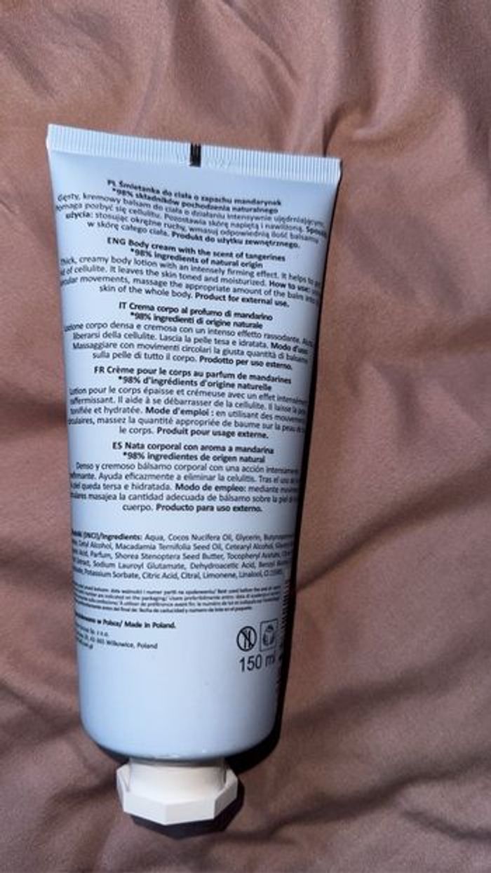 Crème pour le corps anti-cellulite Extrait de pamplemousse et huile de macadamia - photo numéro 3