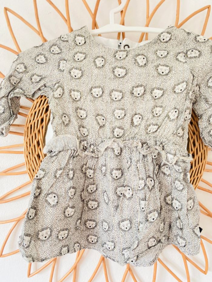 Robe mi saison IKKS 3 mois 59 cm - photo numéro 2
