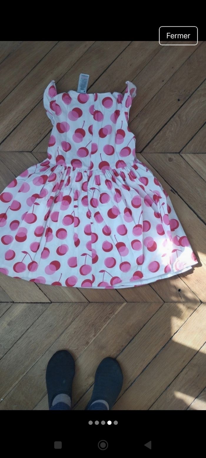 Robe cerise 🍒 Jacadi 10 ans - photo numéro 3