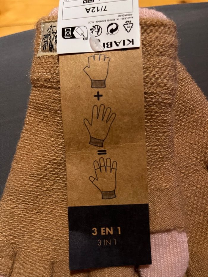 Gants fille 3en 1 - photo numéro 3