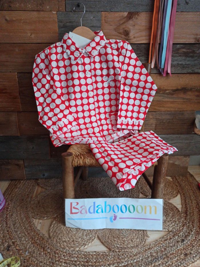 Pyjama le petit caddie 2 ans fille neuf - photo numéro 3