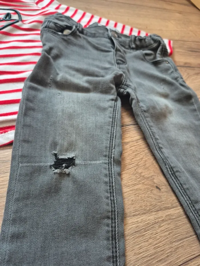 Tunique Primark + jean Zara 92 cm 24 mois - photo numéro 3