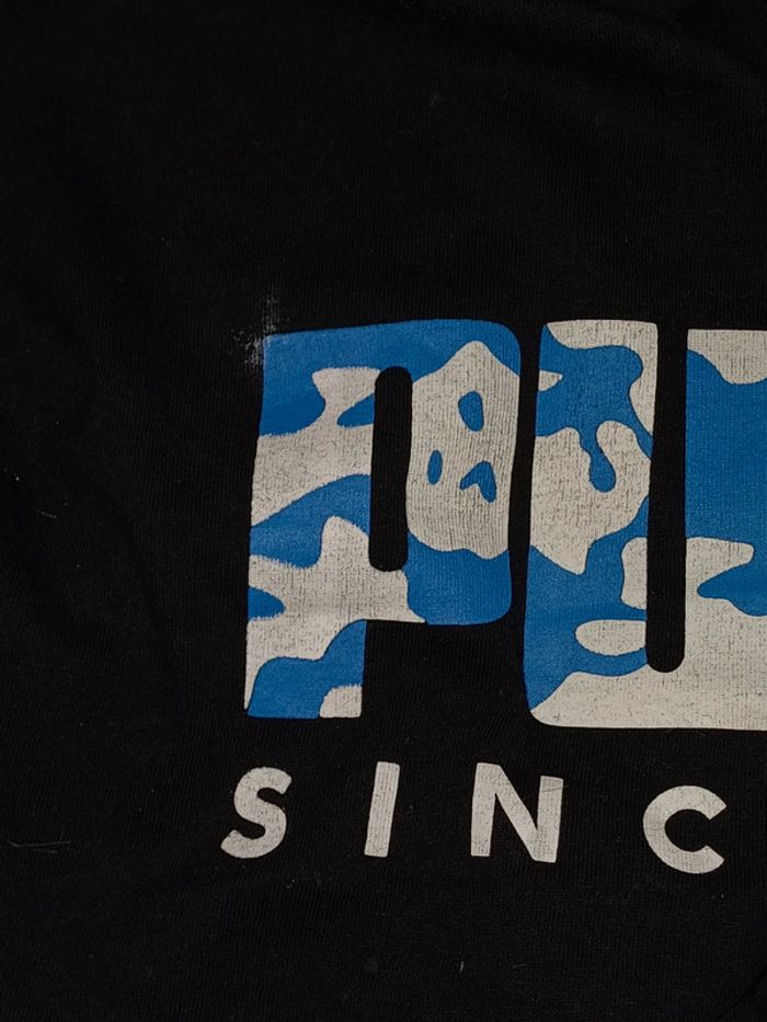 Tee-shirt noir floqué - photo numéro 3