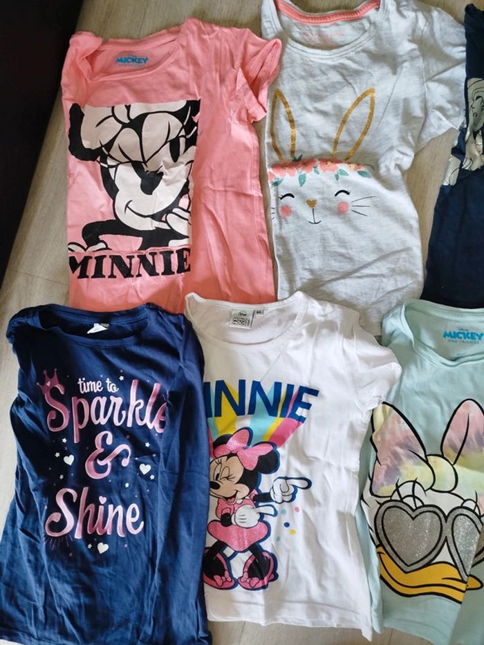 Lot de 7 tee-shirts fille taille 6-7 ans - photo numéro 2