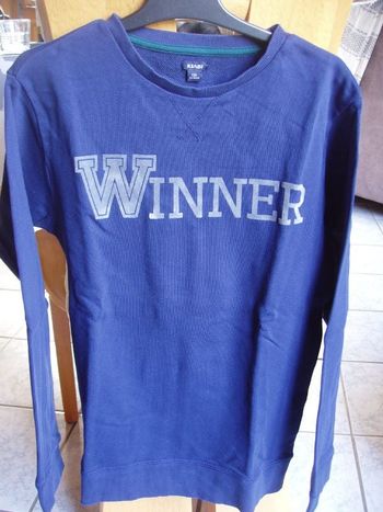 sweat non molletonné message