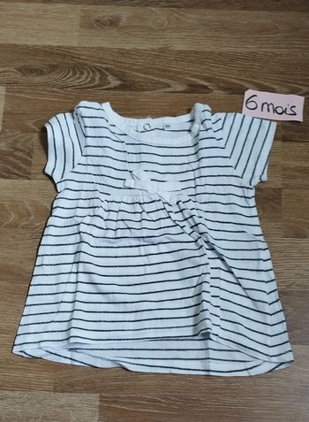 T-shirt fille 6 mois