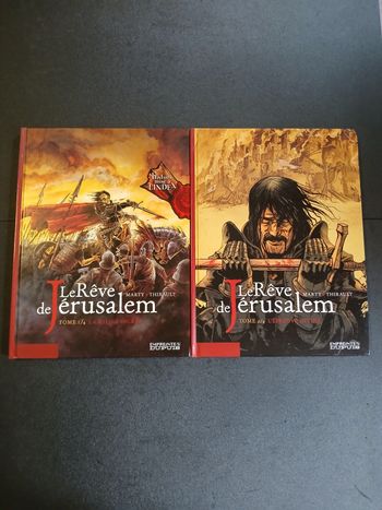 Lot de 2 bd le rêve de Jérusalem 1 et 2,EO