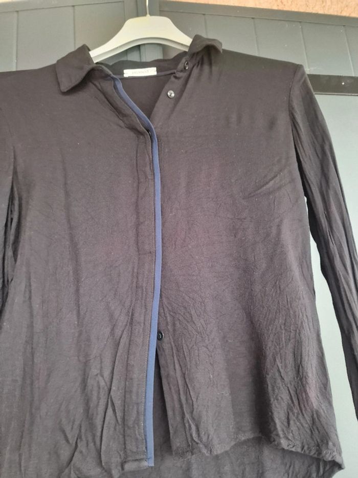 Chemise noir et bleu marine - photo numéro 4