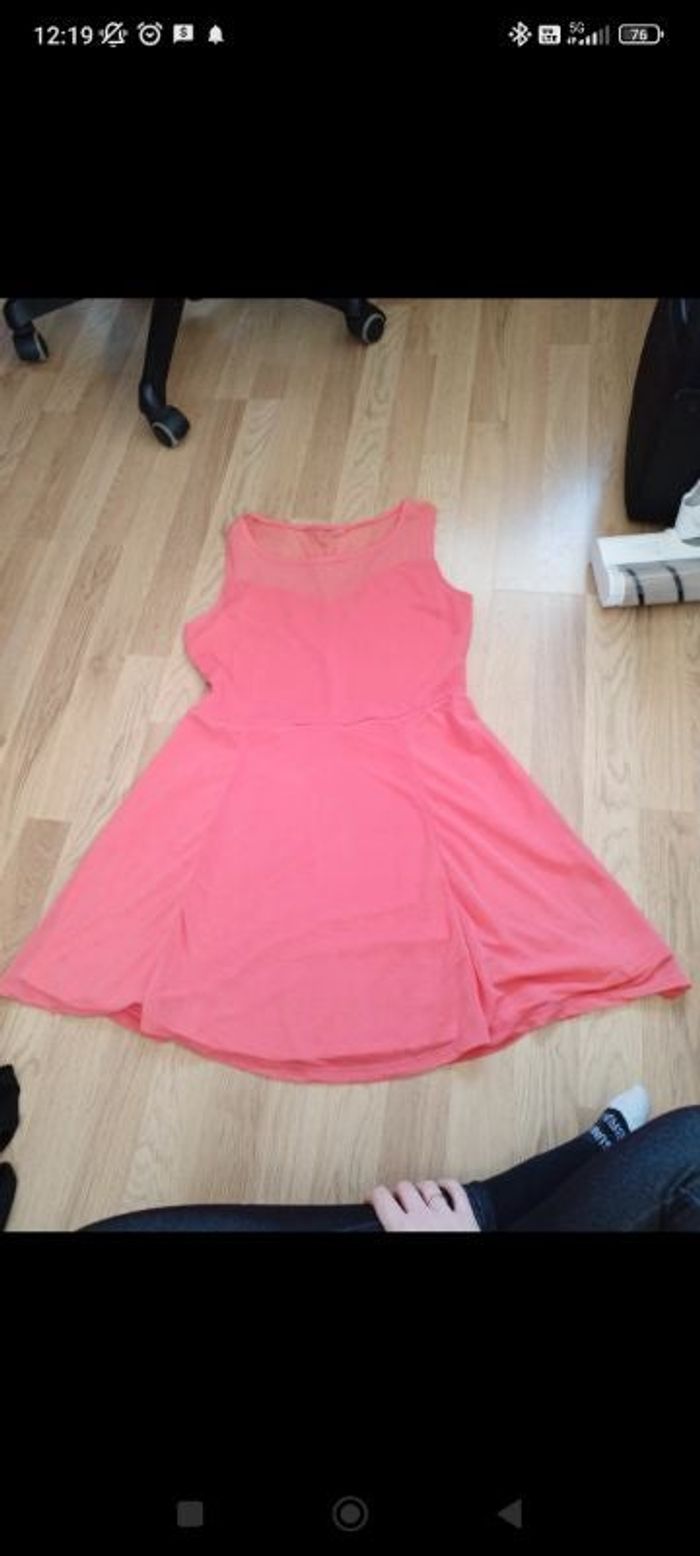 Robe taille m rose saumon