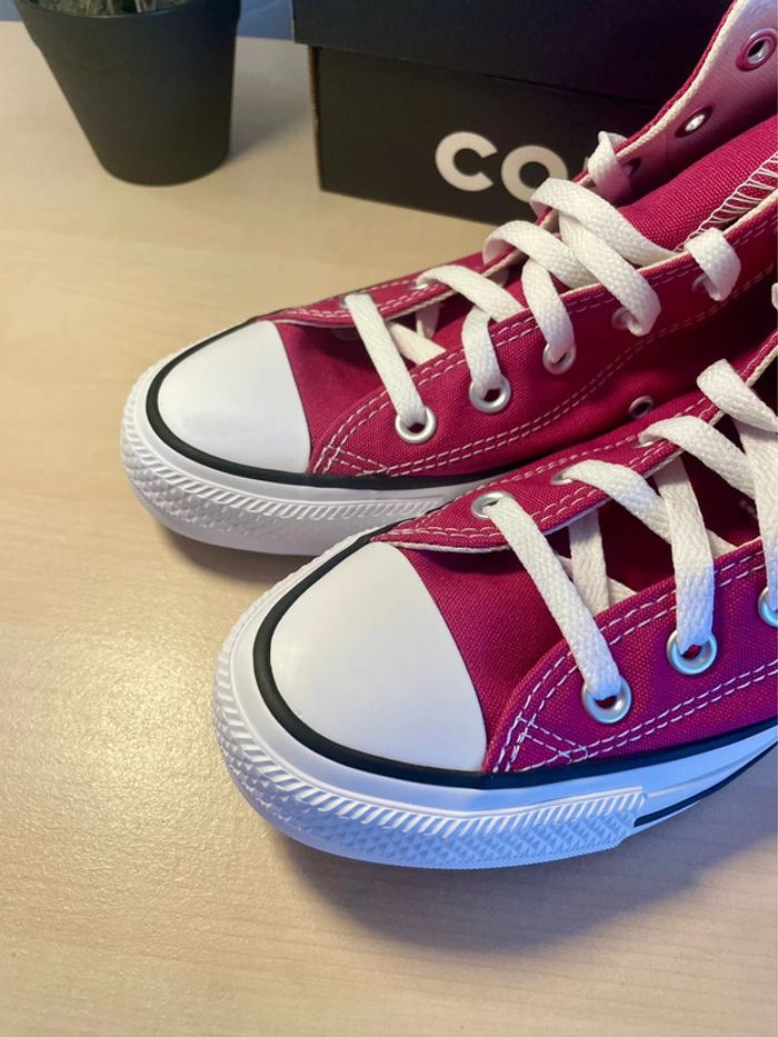 Converse Chuck Taylor glow purple / Bordeaux - photo numéro 5
