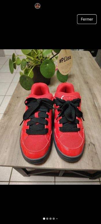 Basket campus adidas rouge