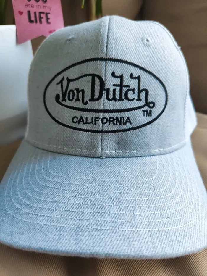 Casquette Trucker Von Dutch grise - photo numéro 3