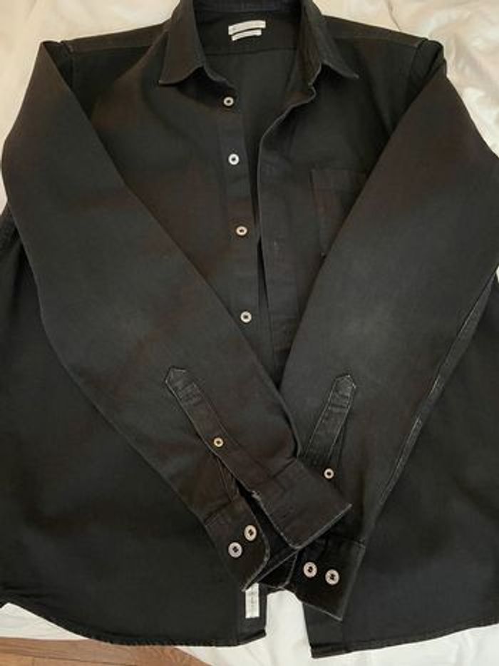 Chemise/ sur chemise Arket 48 M denim noir - photo numéro 5