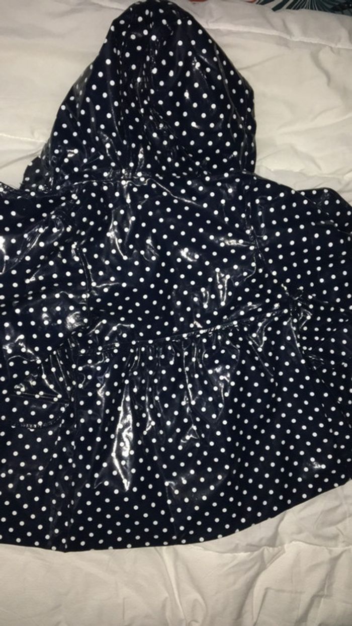 Cire bleu à petit pois blanc - photo numéro 3
