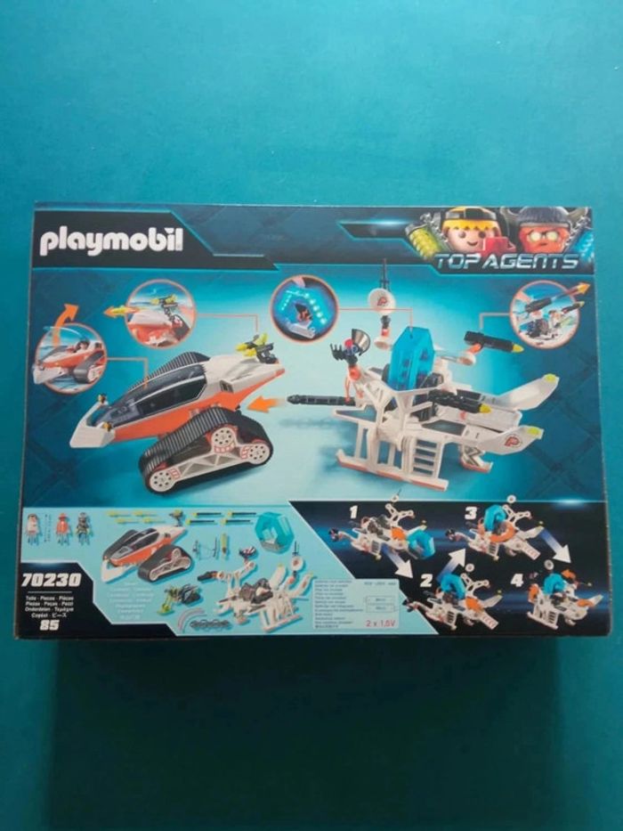 Playmobil 70230 Top agents Véhicule de Commande de la Spy Team - photo numéro 2