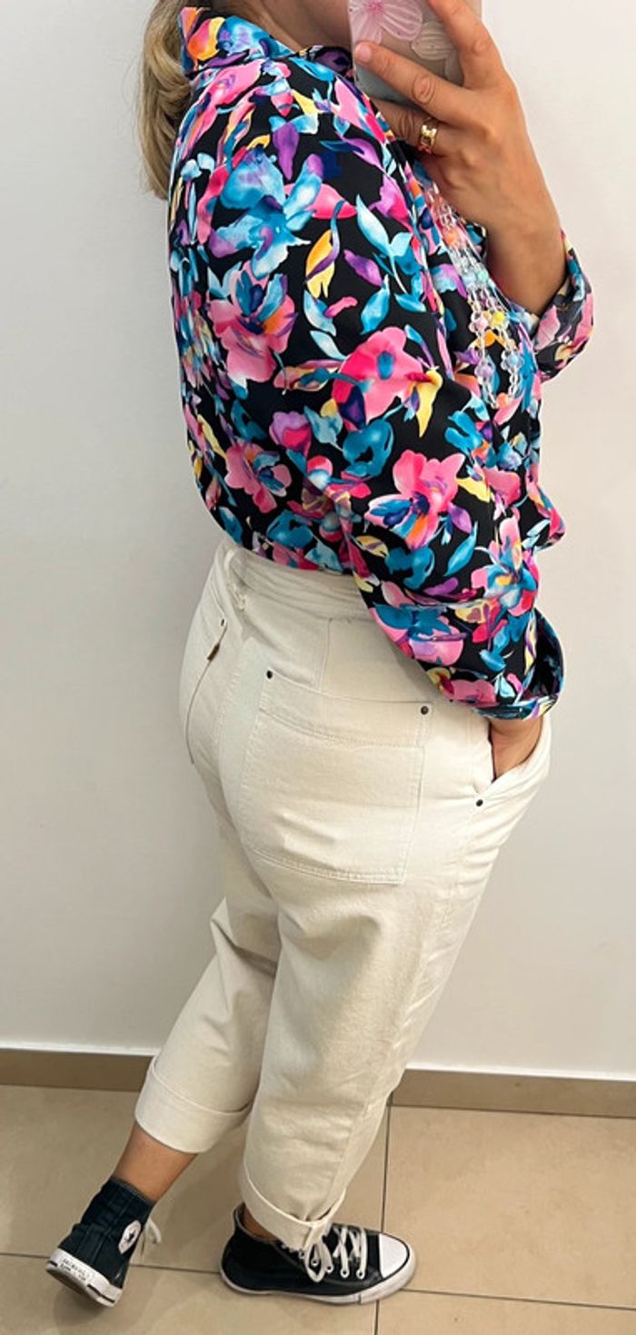 Chemise Imprimée Colorée Taille M - photo numéro 5